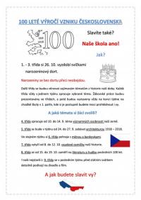 100 let od vzniku Československa